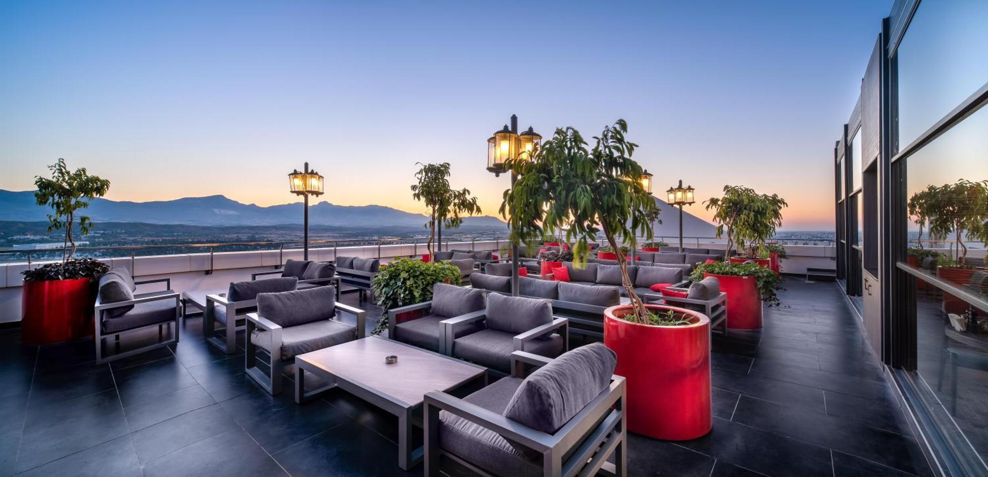 Concorde Tower Hotel & Casino Nicosia Exterior photo The rooftop lounge at the hotel