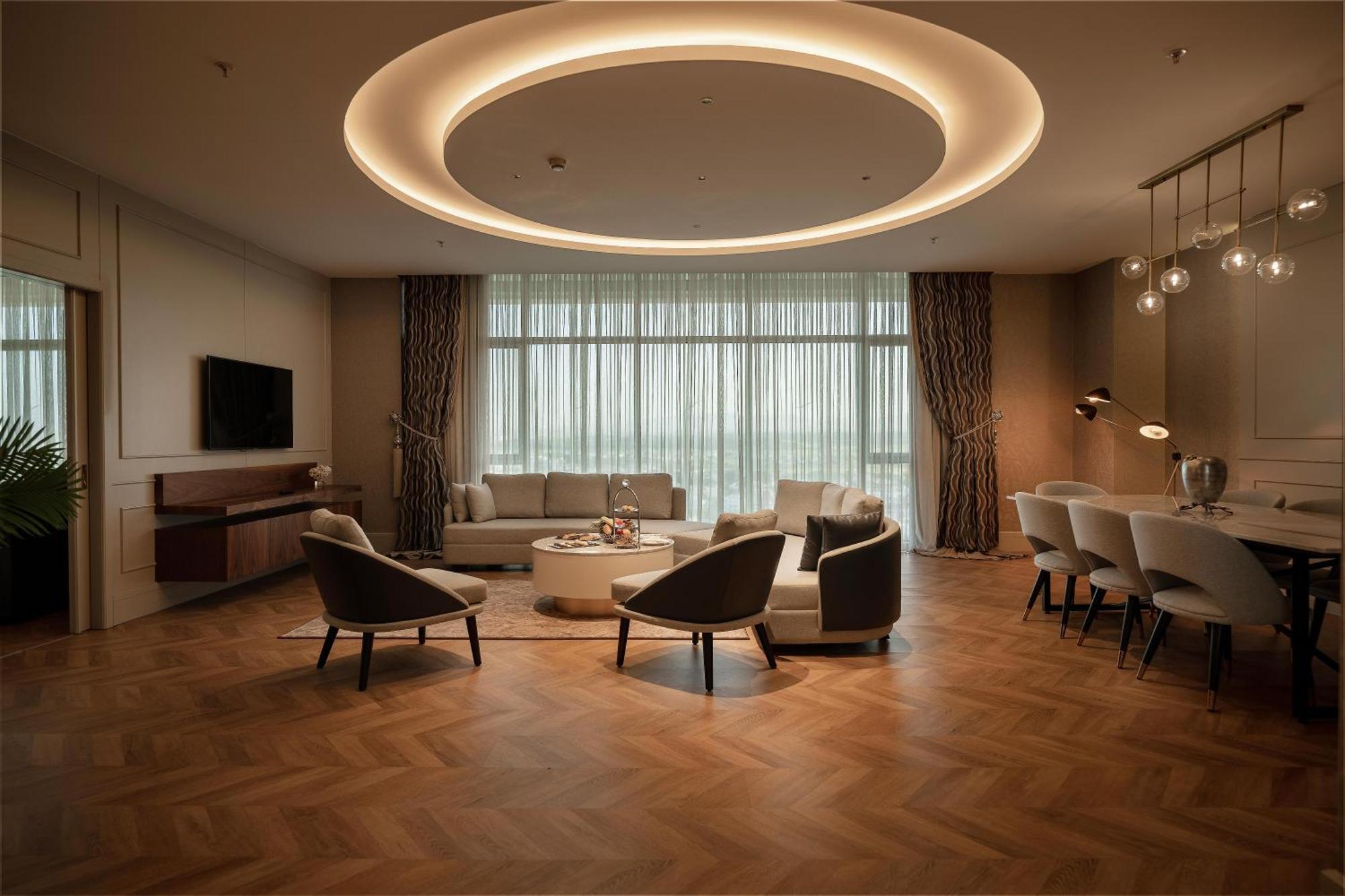 Concorde Tower Hotel & Casino Nicosia Exterior photo A living room in a luxury apartment