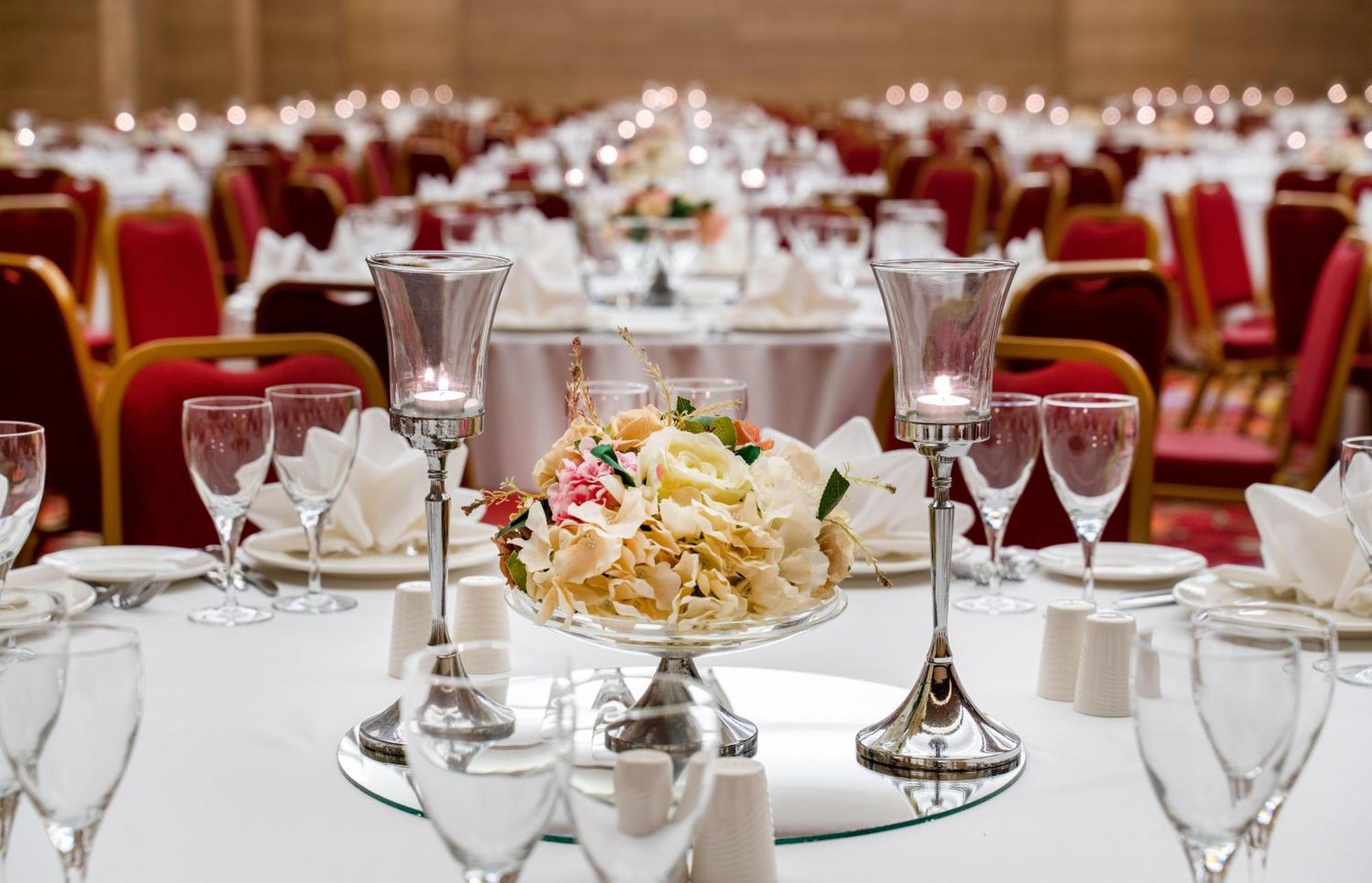 Concorde Tower Hotel & Casino Nicosia Exterior photo A table set for a formal dinner