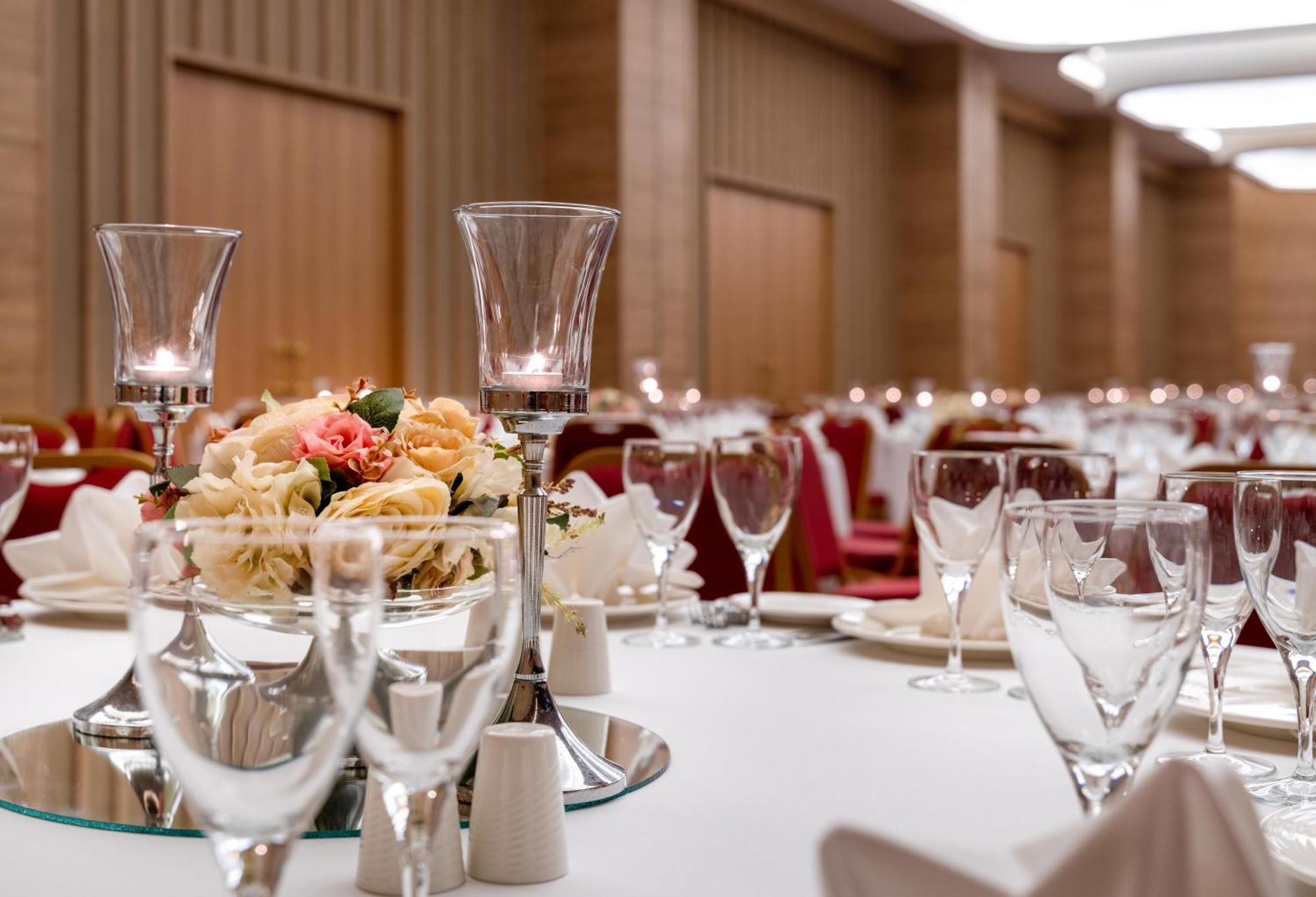 Concorde Tower Hotel & Casino Nicosia Exterior photo A table set for a formal dinner